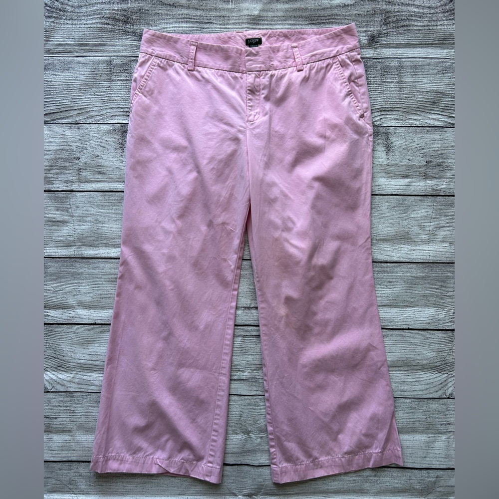 J. Crew Low Fit light bubblegum pink capris size 14 regular